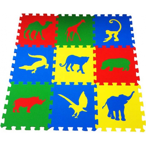 Игровой коврик-пазл Животные Сафари