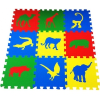 Игровой коврик-пазл Животные Сафари